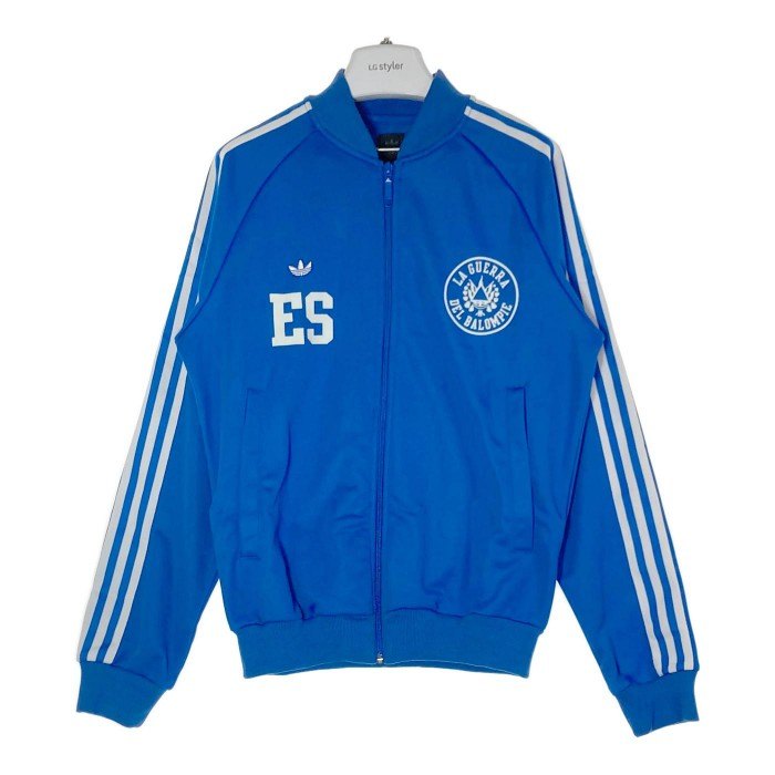 adidas アディダス 566338 エルサルバドル トラックジャケット ブルー ホワイト Size M 瑞穂店