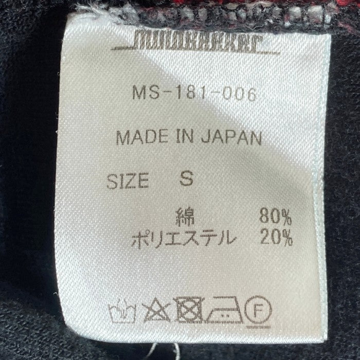 MINDSEEKER マインドシーカー ベロアパンツ ブラック×レッド sizeS 瑞穂店