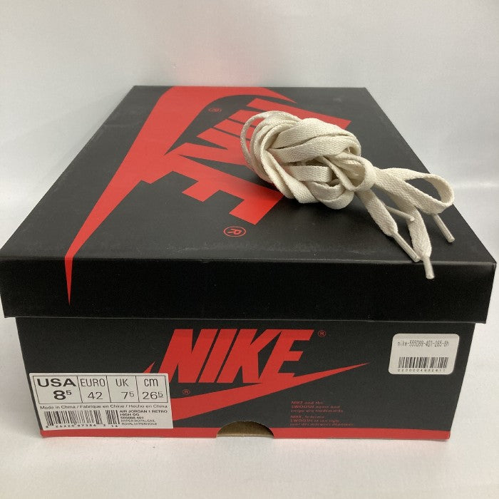 NIKE ナイキ AIR JORDAN 1 RETRO HIGH OG "HYPER ROYAL" 555088-401 ブルー×ホワイト size26.5cm 瑞穂店