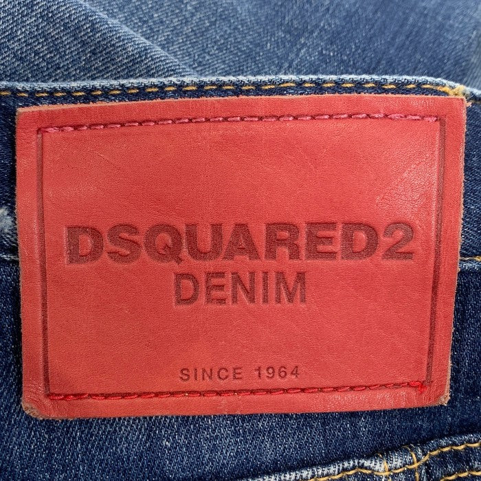 DSQUARED2 ディースクエアード TIDY BIKER JEAN バイカージーンズ デニム ペイント ダメージ加工 Size 48 福生店