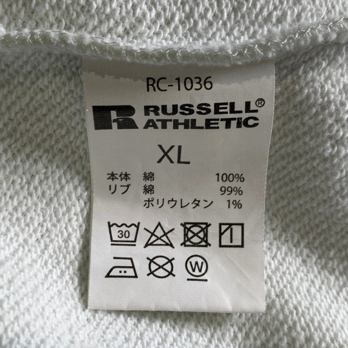 SAMPLES サンプルズ RUSSEL ATHLETIC ラッセルアスレチック THE GOL LOGO HOODIE 刺繡ロゴ プルオーバースウェットパーカー Size XL 福生店