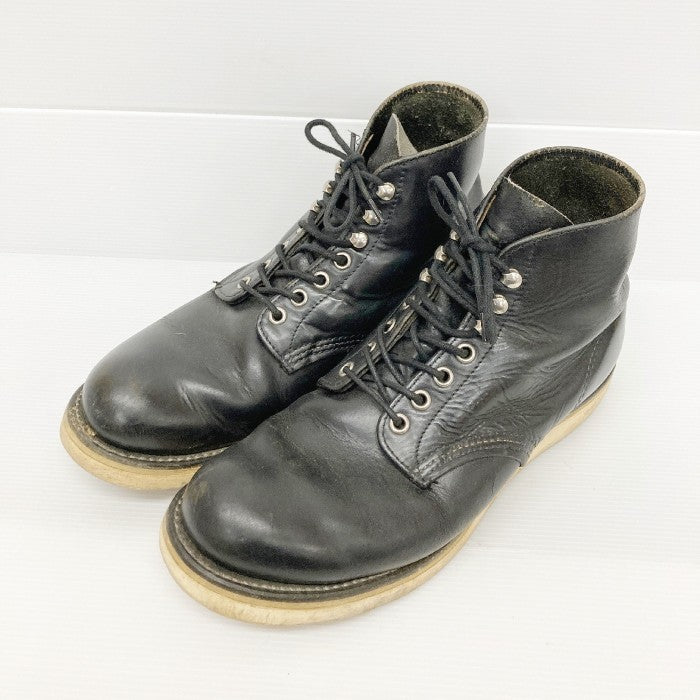 RED WING レッドウィング Irish Setter 90's 四角犬タグ プレーントゥ ブーツ ブラック size26cm 瑞穂店