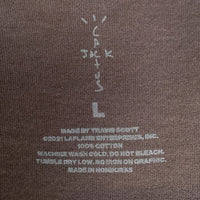 Cactus Jack カクタスジャック Fragment フラグメント Hiroshi Tee 藤原ヒロシ Tシャツ ブラウン Size L 福生店