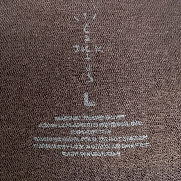 Cactus Jack カクタスジャック Fragment フラグメント Hiroshi Tee 藤原ヒロシ Tシャツ ブラウン Size L 福生店