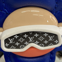 LOUIS VUITTON ルイ・ヴィトン バッグチャーム スノーボードヴィヴィエンヌ M00965 メタル/レザー  シルバー/ブルー/イエロー 瑞穂店