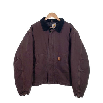 Carhartt カーハート Arctic Quilt Lined Work Jacket アークティックキルトライン ワークジャケット 中綿 ダック地 ダークブラウン J22DKB Size 2XL 福生店