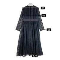 SLY スライ CUT DIA JACQUARD ワンピース ブラック size1 瑞穂店