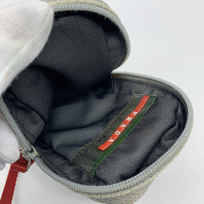 PRADA SPORT プラダスポーツ ネックポーチ バッグ 携帯ケース グレー 福生店