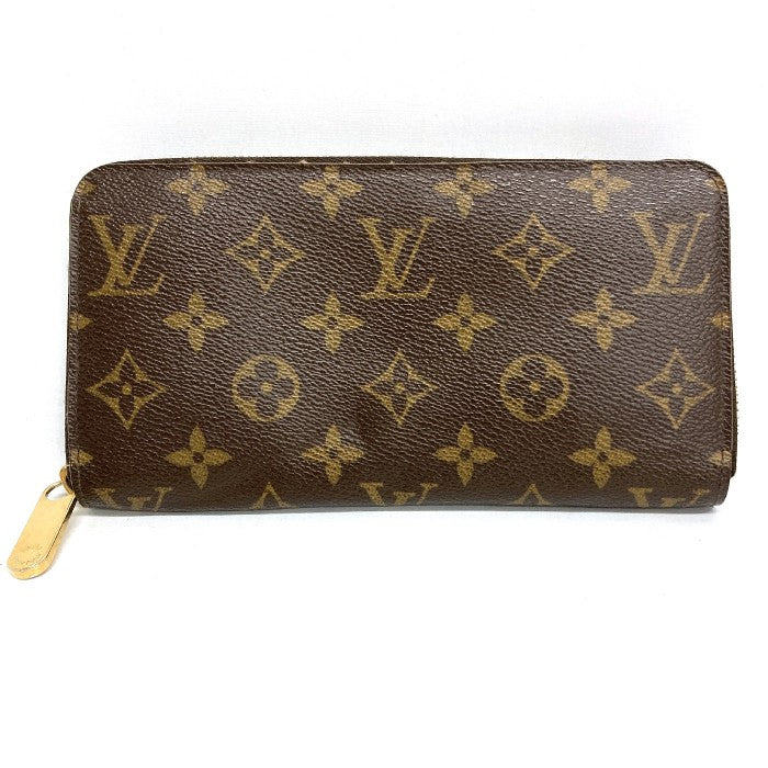 LOUIS VUITTON ルイヴィトン M60017 モノグラム ジッピーウォレット ラウンドファスナー 長財布 ブラウン 瑞穂店