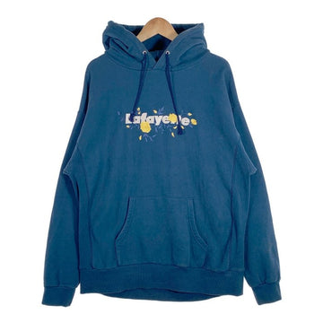 Lafayette ラファイエット LFYT ローズ ロゴ刺繡 プルオーバースウェットパーカー USコットン ブルー LA200503 Size XL 福生店