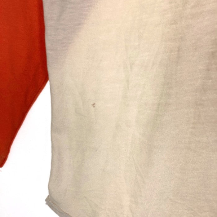 Champion チャンピオン 80's MLBニューヨークメッツ ヘンリーネック ベースボール 7分丈 Tシャツ ホワイト sizeL 瑞穂店