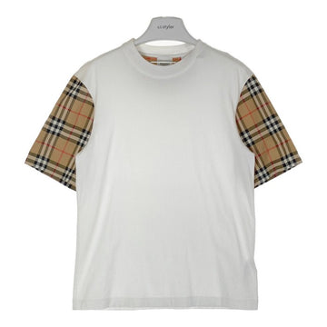 BURBERRY バーバリー ヴィンテージチェック 袖切り替え Tシャツ ホワイト sizeXS 瑞穂店