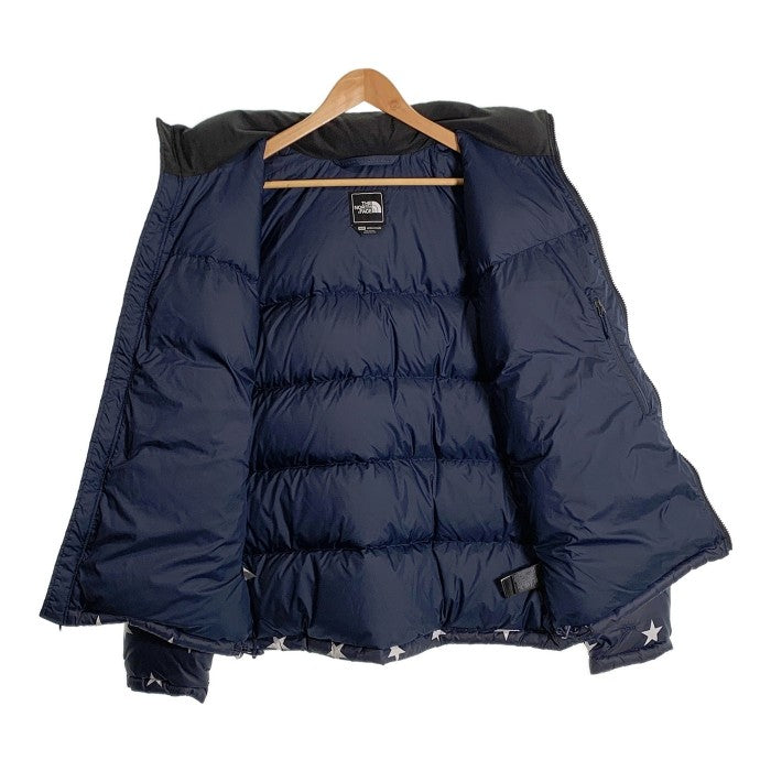 THE NORTH FACE ノースフェイス 18AW Nuptse Jacket ヌプシジャケット ダウン 星条旗 ネイビー ブラック NF0A3BZ91TM Size M 福生店