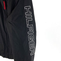 Tommy Hilfiger トミーヒルフィガー 内側フリース ナイロンジップアップブルゾン ブラック sizeS 瑞穂店