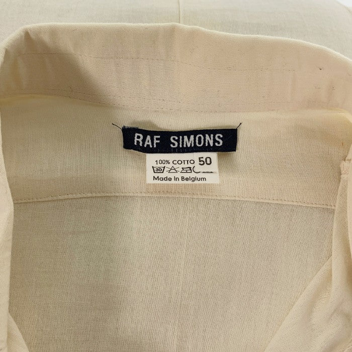 RAF SIMONS ラフシモンズ コットン ドレスシャツ 生成 Size 50 福生店