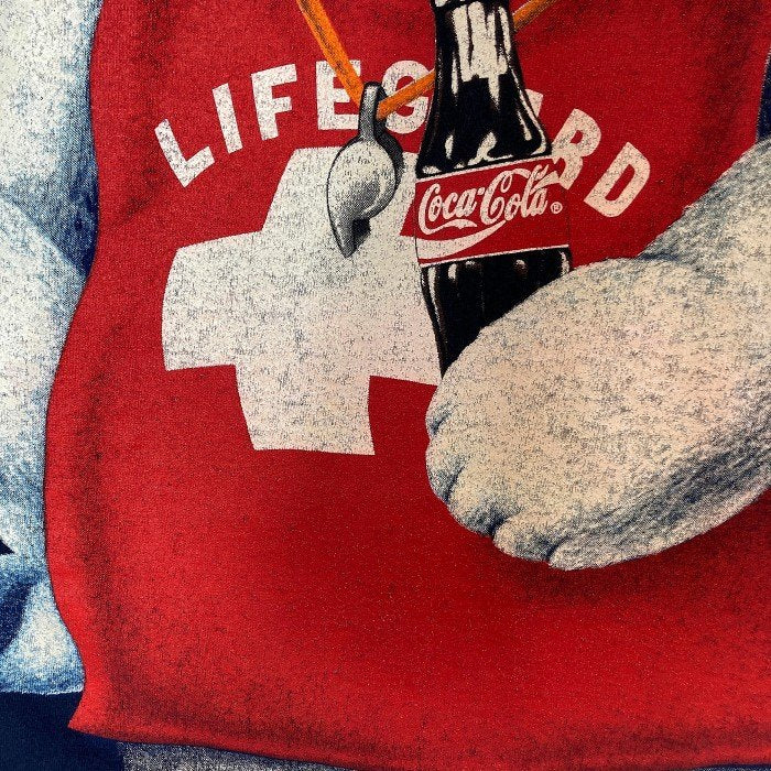 90s COKE USA シロクマTシャツ ネイビー sizeL 瑞穂店