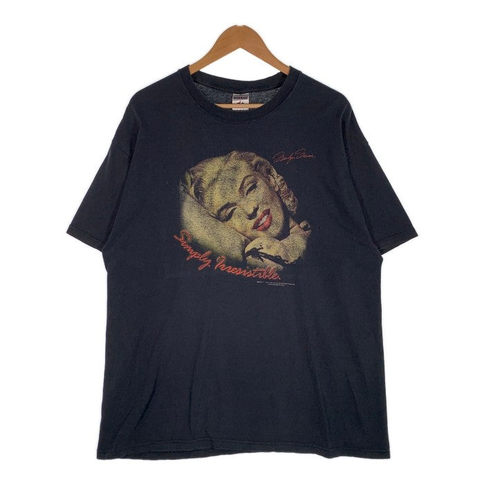 US古着 00's Marilyn Monroe マリリンモンロー プリントTシャツ ブラック JERZEES Size XL 福生店