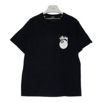 STUSSY ステューシー 8ボール プリント Tシャツ ブラック sizeM 瑞穂店