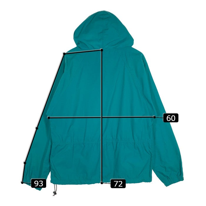 US古着 80's L.L.Bean エルエルビーン ナイロン アノラック パーカー エメラルドグリーン Size M 福生店