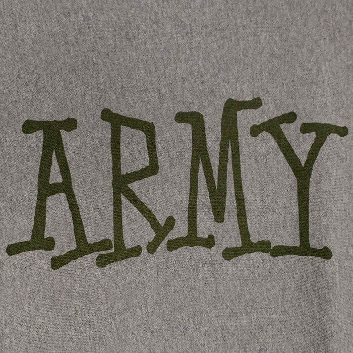 STUSSY ステューシー Champion チャンピオン ARMY リバースウィーブ Tシャツ グレー Size M 福生店