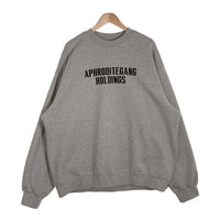 BUDSPOOL バッズプール All Day Crewneck クルーネックスウェットトレーナー 刺繡 グレー Size XXL 福生店