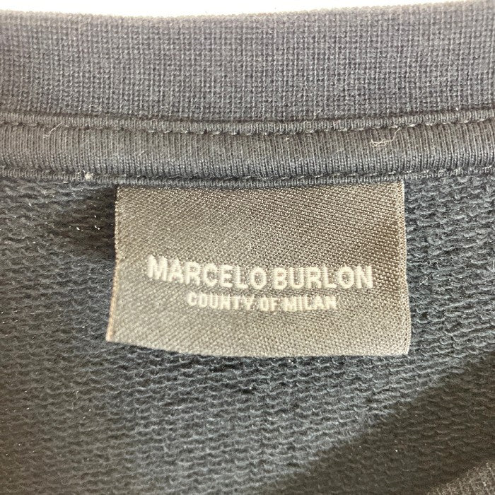 MARCELO BURLON マルセロブロン フォックス プリント スウェットトレーナー ブラック sizeL 瑞穂店