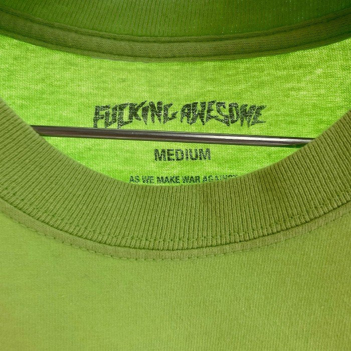 FUCKING AWESOME ファッキンオーサム DON'T DO DRUGS プリントTシャツ ライム sizeM 瑞穂店