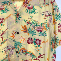 SUN SURF サンサーフ HALEKULANI レーヨン ハワイアンシャツ アロハ SS38801 Size M 福生店