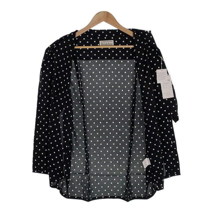 WACKO MARIA ワコマリア 23SS SMALL DOTS OPEN COLLAR SHIRT スモールドット オープンカラーシャツ 半袖 ブラック Size M 福生店