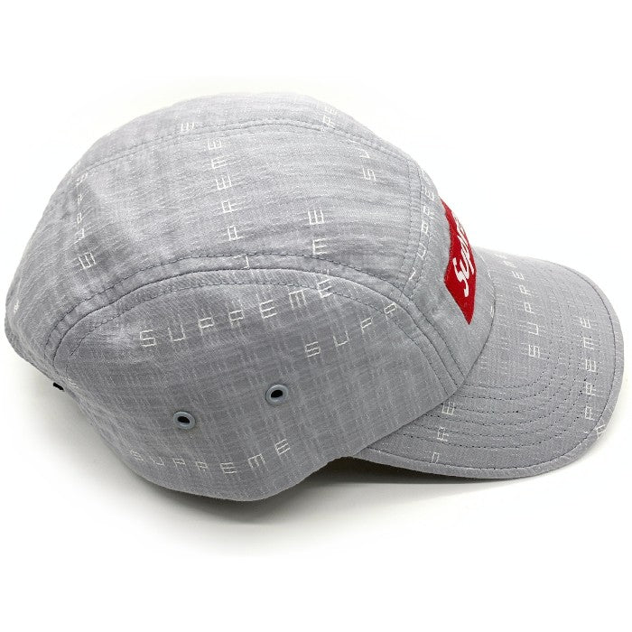 SUPREME シュプリーム 22SS Stitch Jacquard Camp Cap ステッチ ジャガード キャンプキャップ グレー 福生店