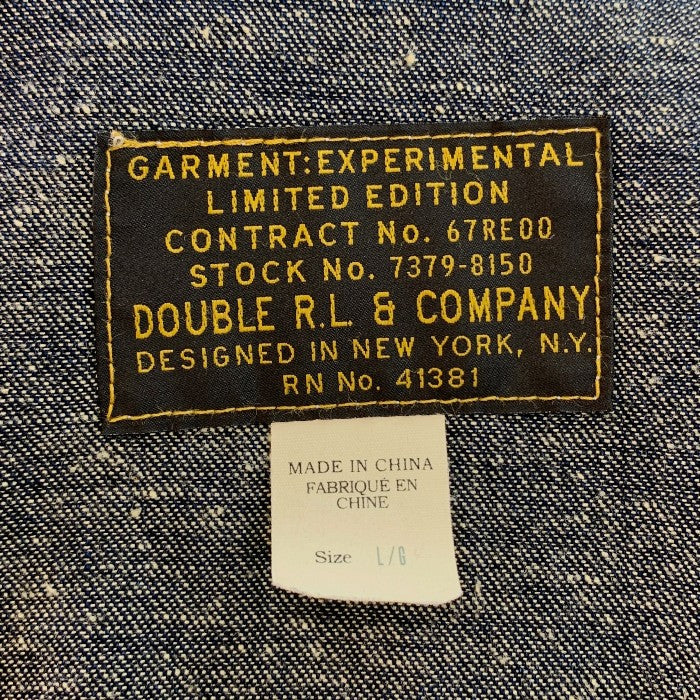 RRL ダブルアールエル US ARMY COVERALL デニム カバーオール インディゴ リミテッド ラルフローレン Size L 福生店