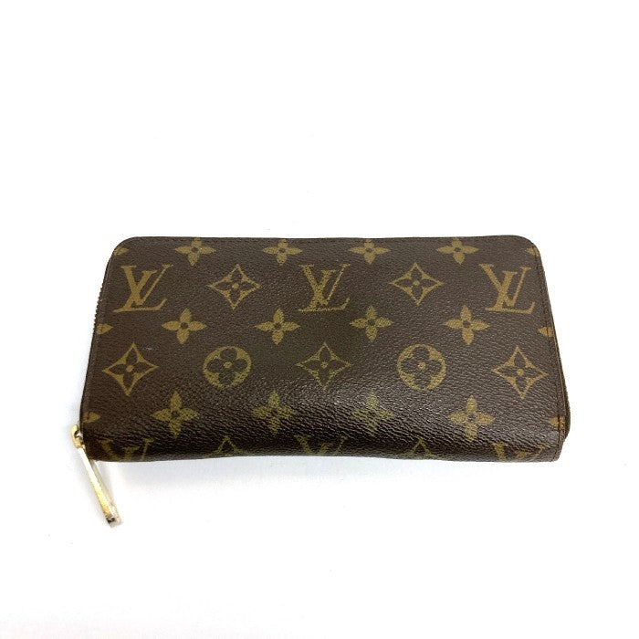 LOUISVUITTON ルイヴィトン 長財布 ジッピーウォレット モノグラム M60017 カード8枚 旧型 ブラウン 瑞穂店