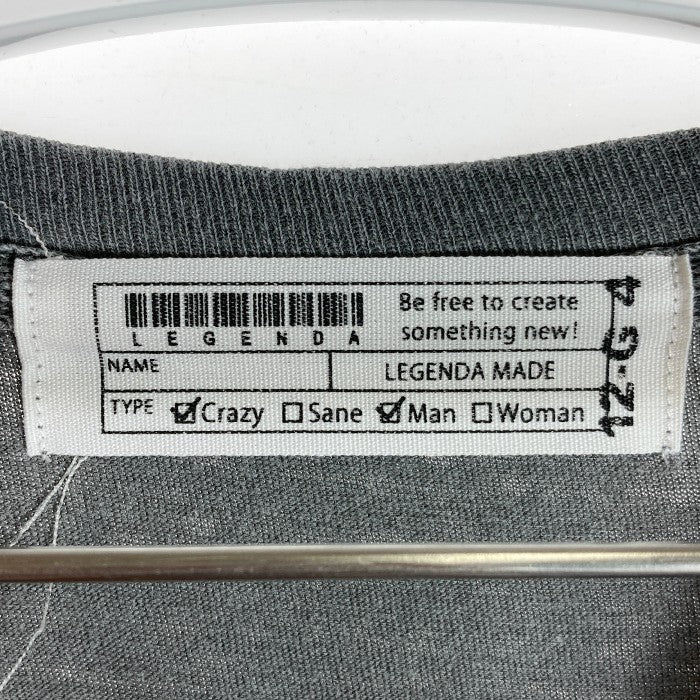 LEGENDA レジェンダ プーチン プリント Tシャツ グレー sizeM 瑞穂店