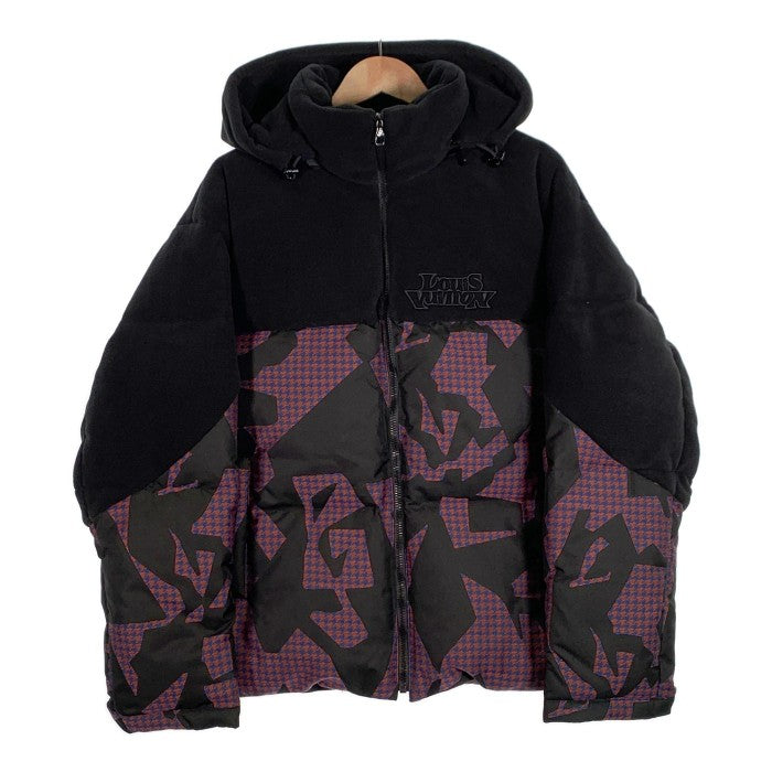 Louis Vuitton ルイヴィトン 22AW BIMATERIAL HOODED DOWN JACKET バイマテリアル ダウンジャケット 1AATDP ブラック Size 46 福生店