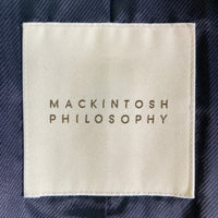 MACKINTOSH PHILOSOPHY マッキントッシュフィロソフィー ステンカラー ウールコート H1C66-224-29 ネイビー size36 瑞穂店