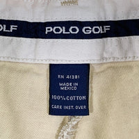 POLO GOLF ポロゴルフ 2タック チノパンツ メキシコ製 ベージュ Size 34×34 福生店