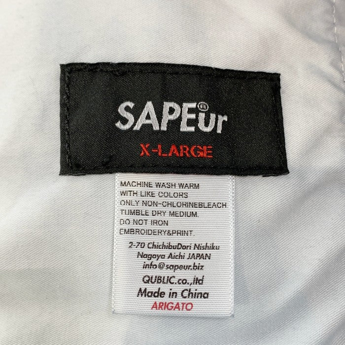 SAPEur サプール Denim Track Pants デニムトラックパンツ インディゴ A0021-176 Size XL 福生店