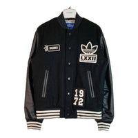 adidas アディダス Badge Bomber JKT ウール スタジアムジャケット スタジャン ブラック sizeM 瑞穂店