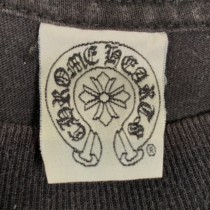 Chrome Hearts クロムハーツ スクロールラベル ホースシュー プリント ポケット Tシャツ ブラック Size M 福生店