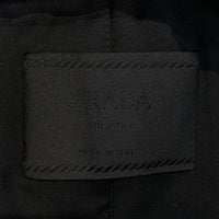 PRADA プラダ ナイロンジャケット ブラック ボタン 内側ウール Size L 福生店