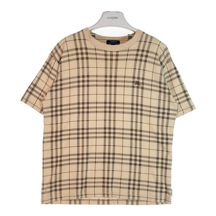 BURBERRY バーバリー ブルーレーベル チェック Tシャツ ベージュ sizeM 瑞穂店