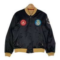 SUGAR CANE シュガーケーン FLEET BASE JACKET リバーシブル リブ ジャケット ブラック ゴールド M品番 411-M11095 Size 40 福生店