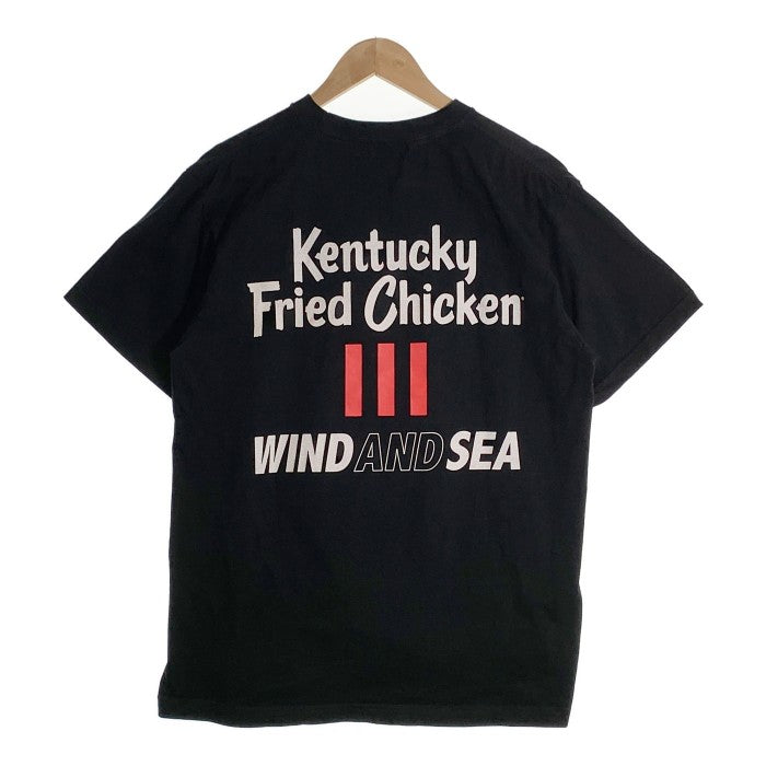 WIND AND SEA ウィンダンシー 22SS COLONEL T-SHIRT KFC ケンタッキーフライドチキン プリントTシャツ ブラック Size M 福生店