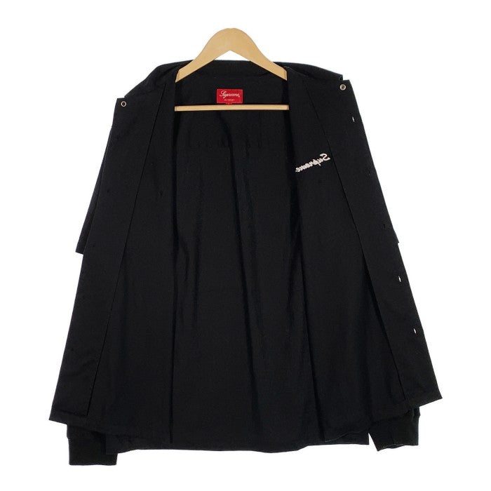 SUPREME シュプリーム 21AW Thermal Work Shirt サーマルスリーブ ワークシャツ ブラック Size L 福生店