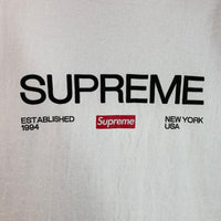 Supreme シュプリーム Est.1994 Tee Established 1994 Tシャツ BOX LOGO ボックスロゴ ホワイト sizeL 瑞穂店