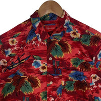 SUPREME シュプリーム 12SS Hawaiian Shirt ハワイアンシャツ レッド 半袖 コットン Size M 福生店