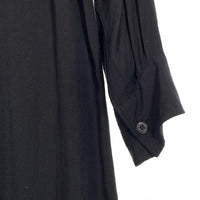 S'YTE サイト Rayon Longshirts レーヨン ロングシャツ ブラック ヨウジヤマモトUV-B59-216 Size 3 福生店