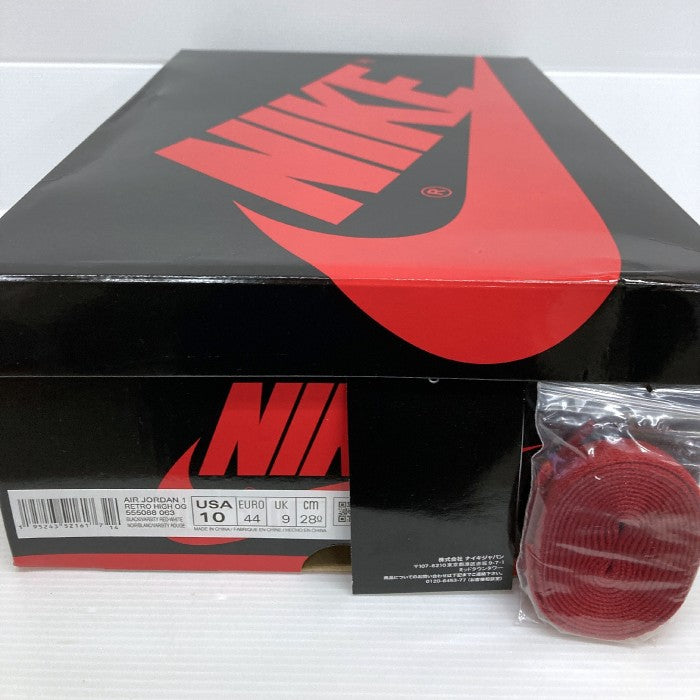 NIKE ナイキ AIR JORDAN 1 Bred Patent エアジョーダン ブレッド パテント スニーカー Sneakers  555088-063 size28.0cm 瑞穂店