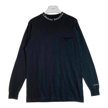 CHROME HEARTS クロムハーツ モックネックロゴ ダガーバックロゴ L/S Tee ブラック sizeM 瑞穂店