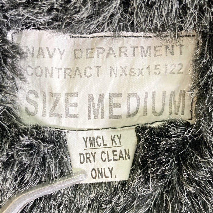 YMCLKY ワイエムシーエルケーワイ N-1・NAVY DEPARTMENT・CONTRACT NXsx 15122 40s復刻 ジャングルクロス 裏ボア USN 米海軍デッキジャケット ブラック sizeM 瑞穂店